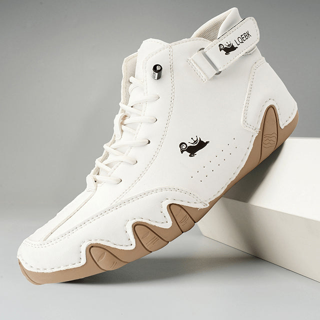 Lively® Weiß / 38 Wandara Orthoschuhe - Ultra-bequeme und rutschfeste Barfußschuhe aus Echtleder (Unisex)